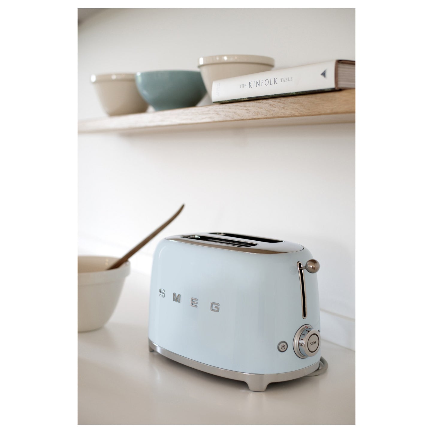 SMEG TSF01PBEU Toaster 2 Scheiben Pastellblau