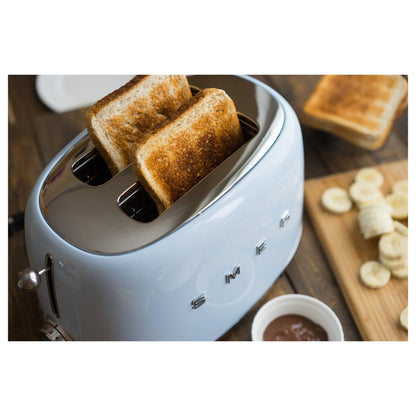 SMEG TSF01PBEU Toaster 2 Scheiben Pastellblau