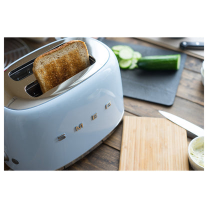 SMEG TSF01PBEU Toaster 2 Scheiben Pastellblau