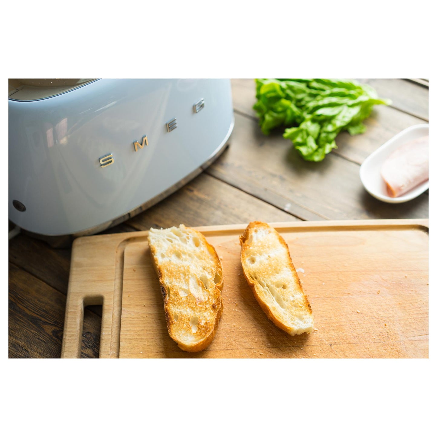 SMEG TSF01PBEU Toaster 2 Scheiben Pastellblau