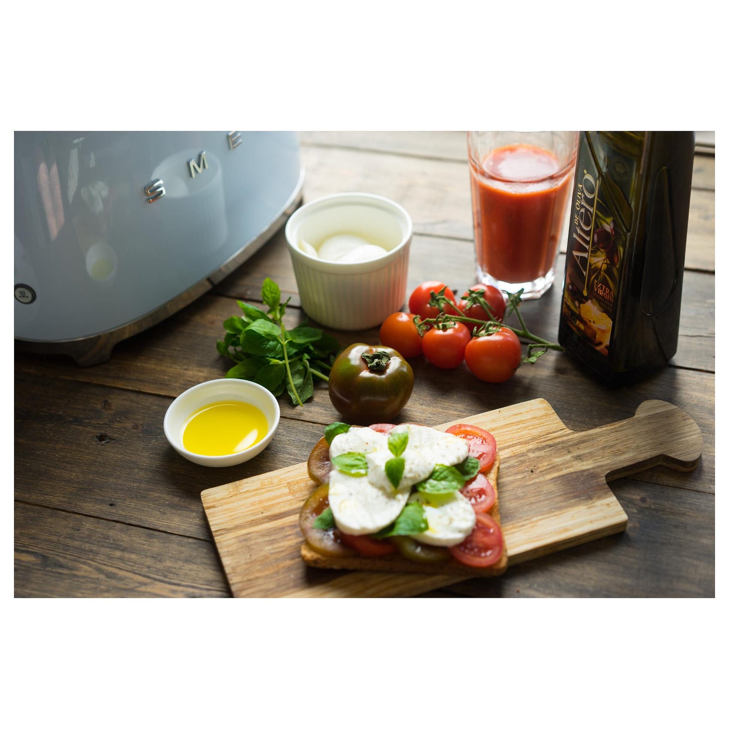 SMEG TSF01PBEU Toaster 2 Scheiben Pastellblau