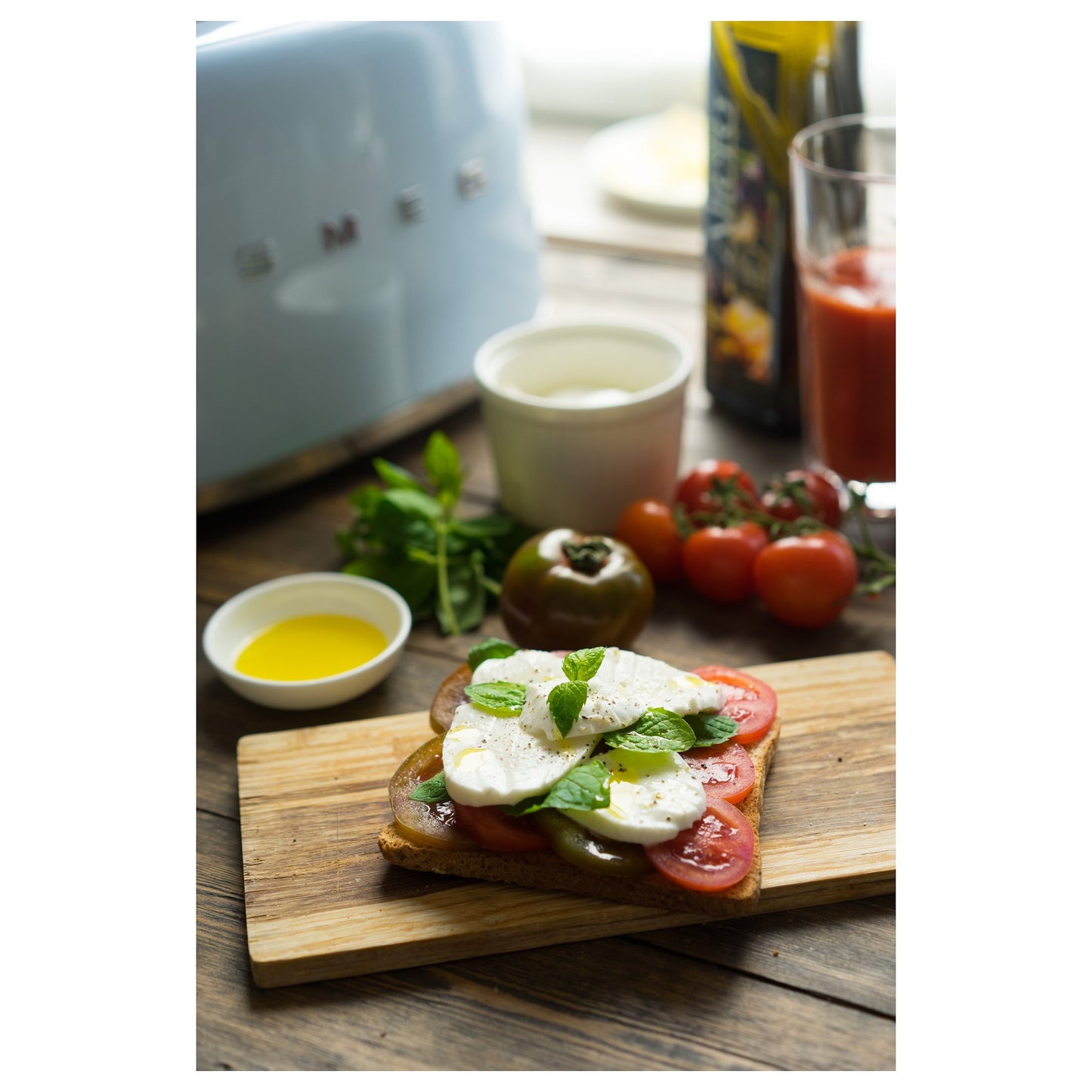 SMEG TSF01PBEU Toaster 2 Scheiben Pastellblau