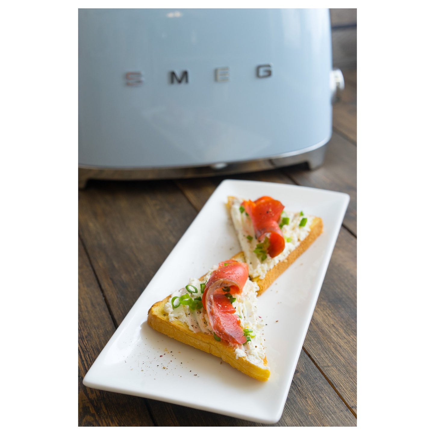 SMEG TSF01PBEU Toaster 2 Scheiben Pastellblau