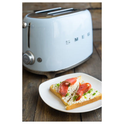 SMEG TSF01PBEU Toaster 2 Scheiben Pastellblau