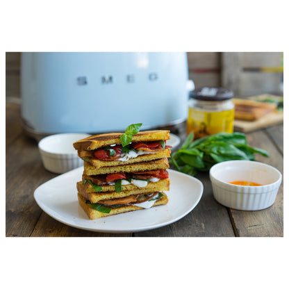 SMEG TSF01PBEU Toaster 2 Scheiben Pastellblau