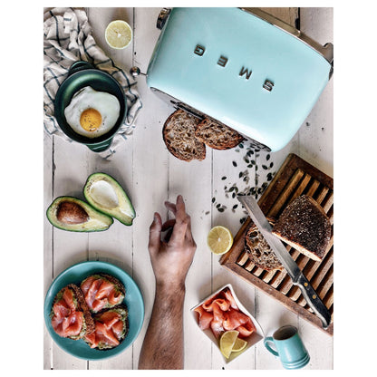 SMEG TSF01PBEU Toaster 2 Scheiben Pastellblau