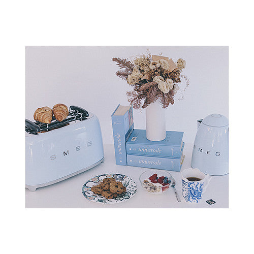 SMEG TSF01PBEU Toaster 2 Scheiben Pastellblau