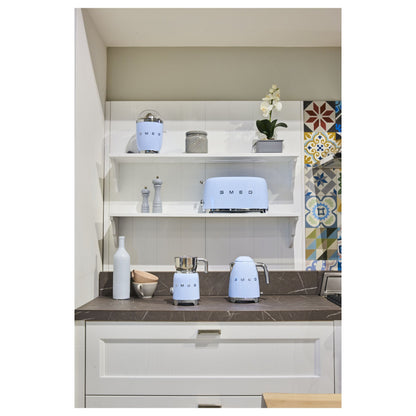 SMEG TSF02PBEU Toaster 4 Scheiben Pastellblau