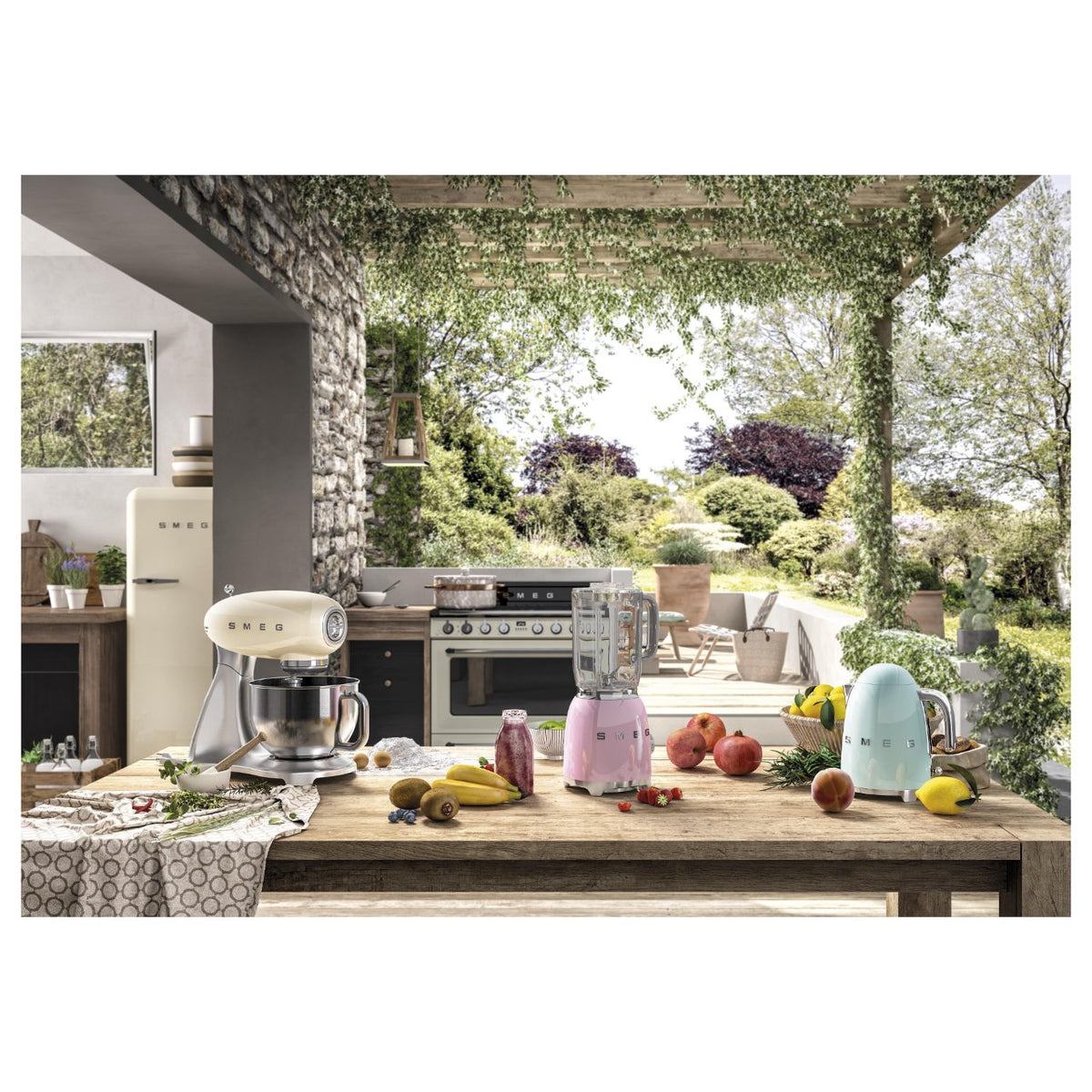 SMEG KLF03PGEU Elektrischer Wasserkocher, pastellgrün