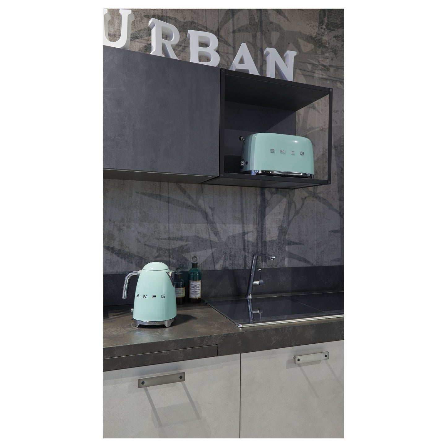 SMEG TSF02PGEU Toaster 2 Scheiben Pastellgrün