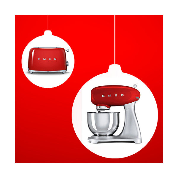 SMEG TSF01RDEU Toaster 2 Scheiben Rot
