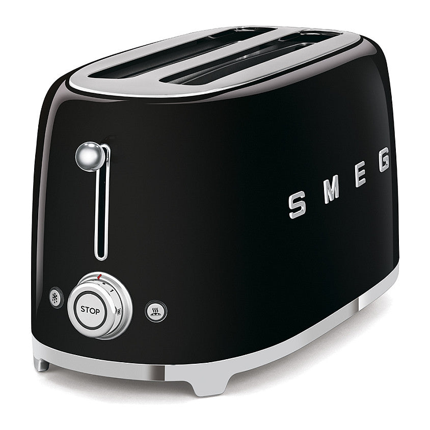 SMEG TSF02BLEU Toaster 4 Scheiben Schwarz