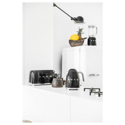 SMEG TSF02BLEU Toaster 4 Scheiben Schwarz