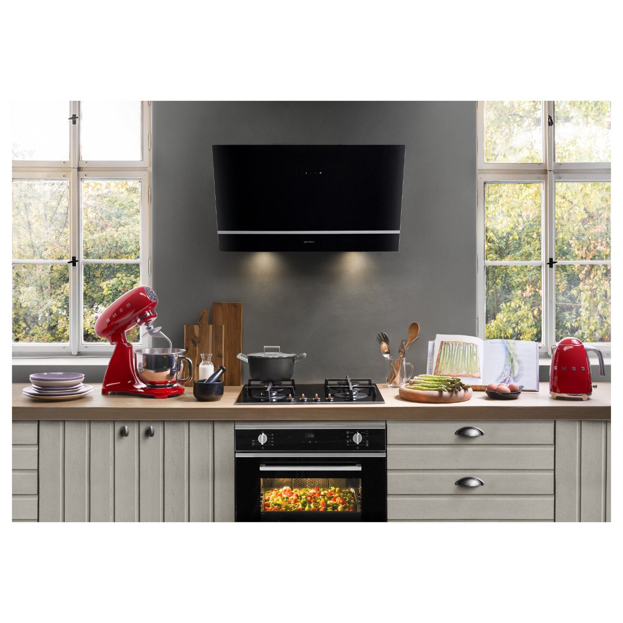 SMEG KLF03RDEU Wasserkocher Rot