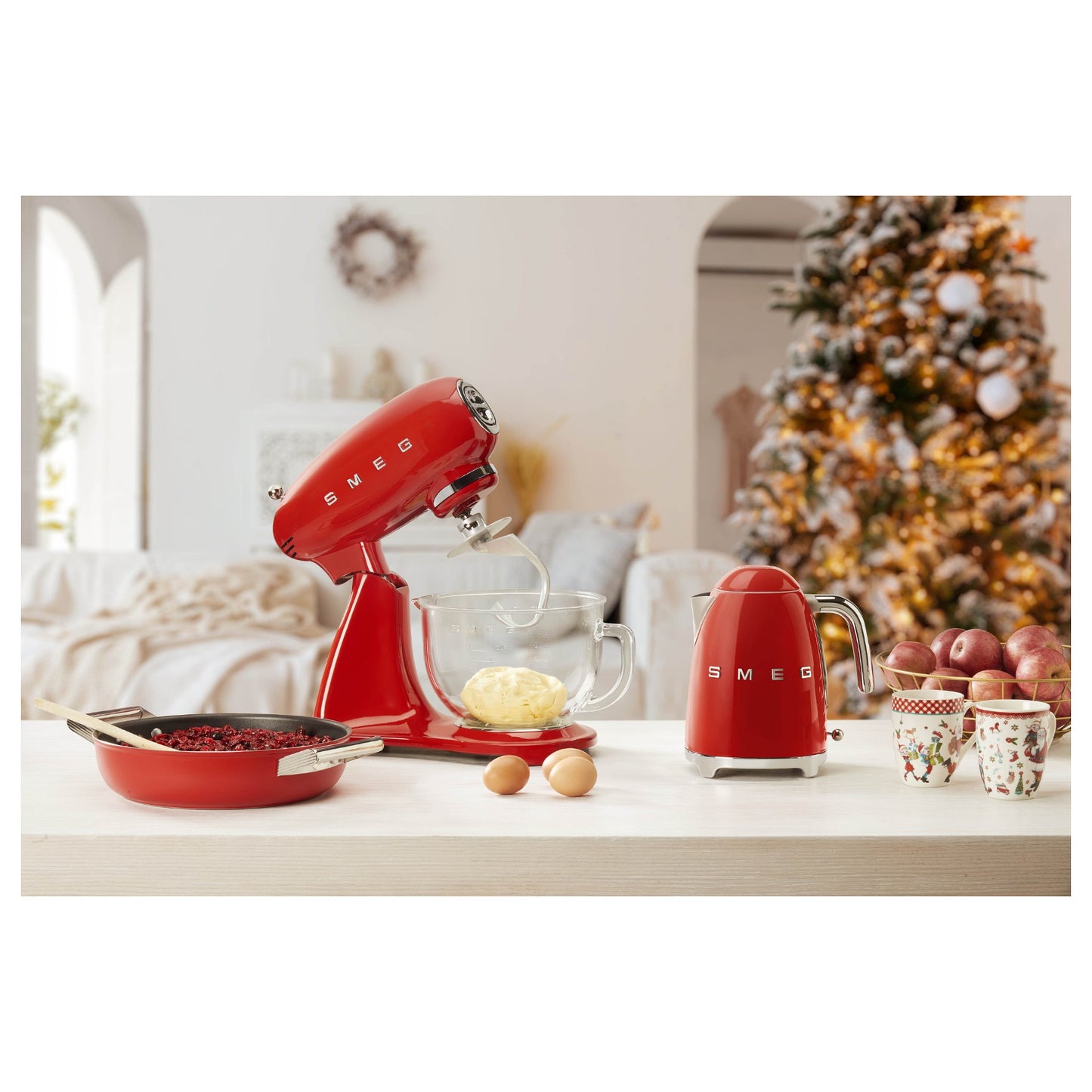 SMEG KLF03RDEU Wasserkocher Rot