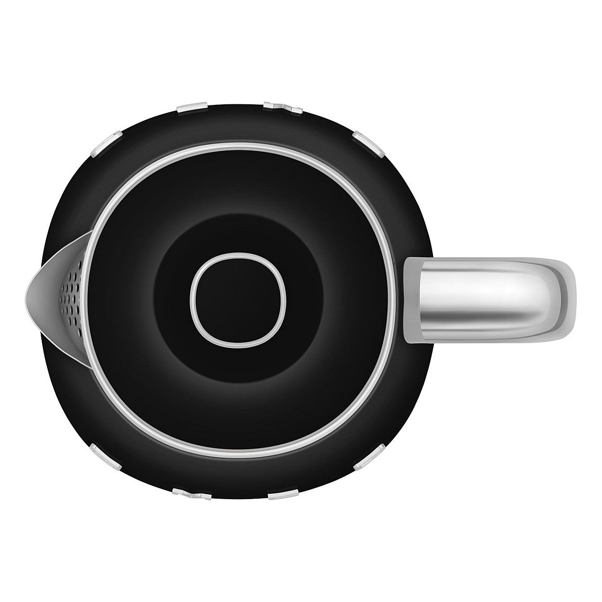 SMEG KLF05BLEU Mini Wasserkocher Schwarz