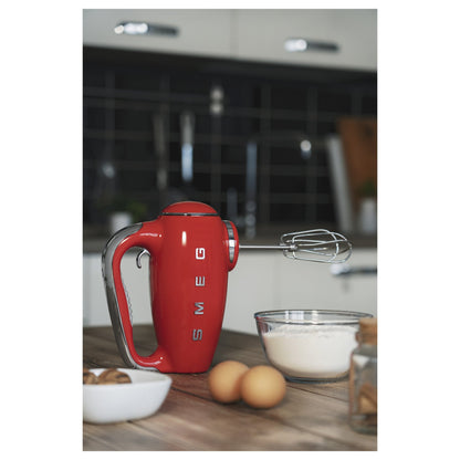 SMEG HMF01RDEU Handmixer im 50er Jahre Retro Design rot