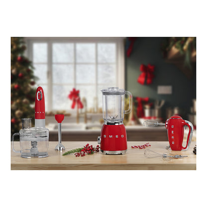 SMEG HMF01RDEU Handmixer im 50er Jahre Retro Design rot