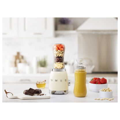 SMEG PBF01CREU Mixer aus Edelstahl. creme