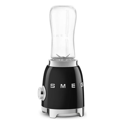 SMEG PBF01BLEU Mixer aus Edelstahl, schwarz