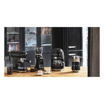 SMEG MFF11BLEU Milchaufschäumer 50`s Style schwarz
