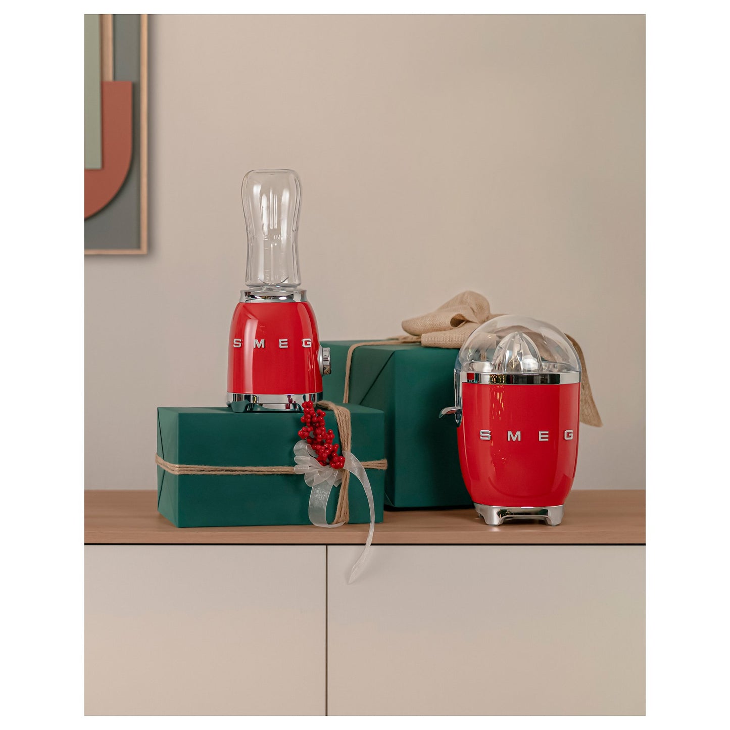 SMEG CJF11RDEU Zitruspresse Rot