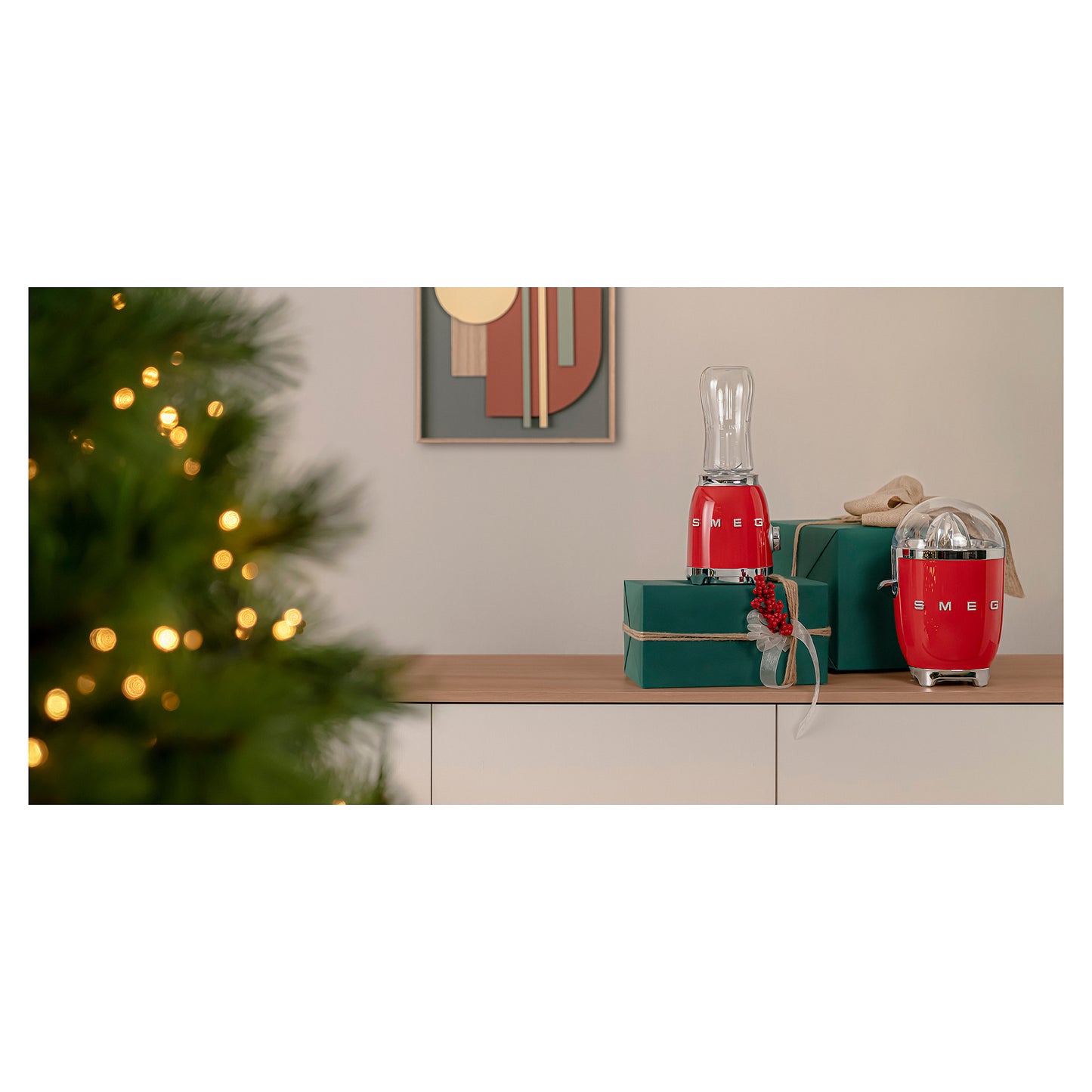 SMEG CJF11RDEU Zitruspresse Rot