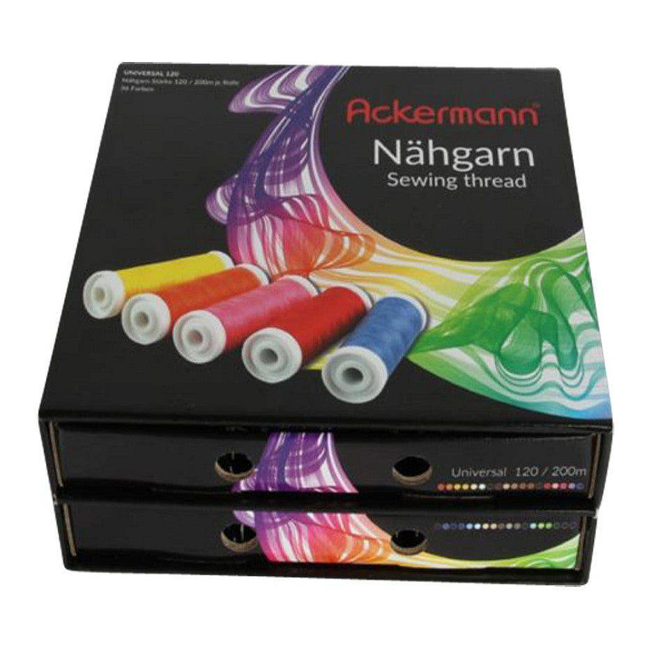 ACKERMANN Nähgarnbox schwarz
