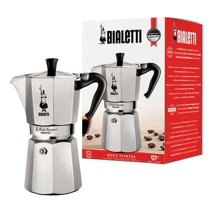 Bialetti Moka Express - silber - Aluminium - für 18 Tassen