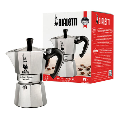 Bialetti Moka Express - silber - Aluminium - für 6 Tassen