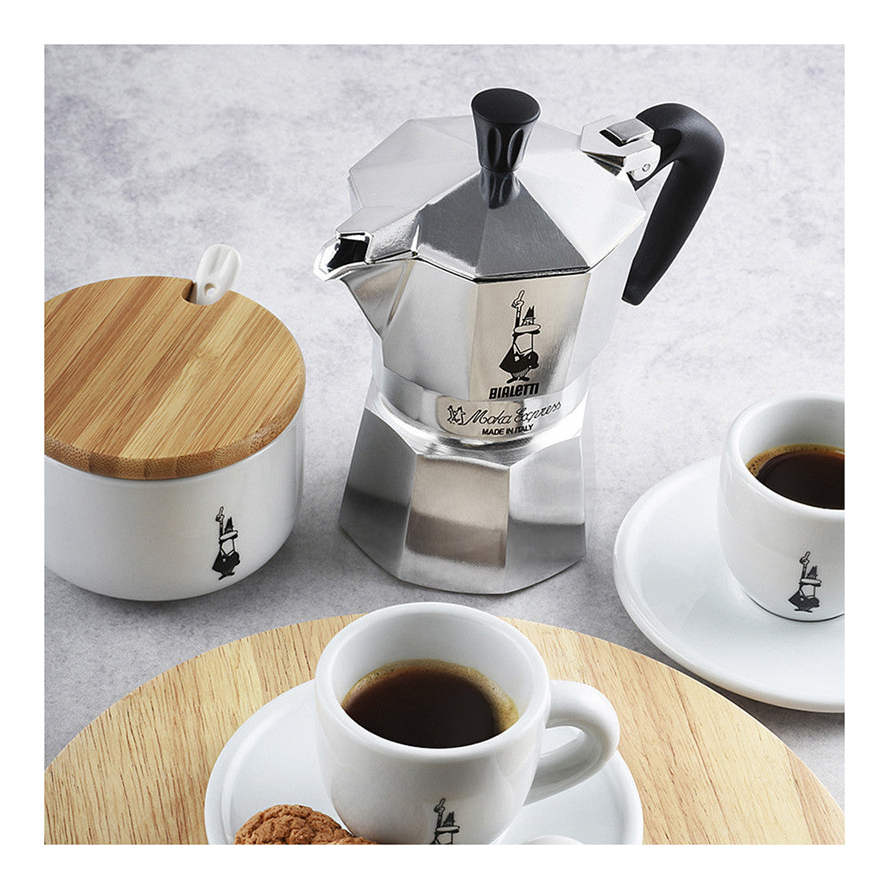 Bialetti Mokka-Express Kanne 0,23l 4 Tassen Aluminium