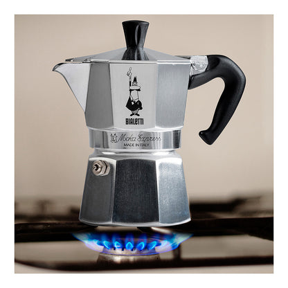 Bialetti Mokka-Express Kanne 0,23l 4 Tassen Aluminium