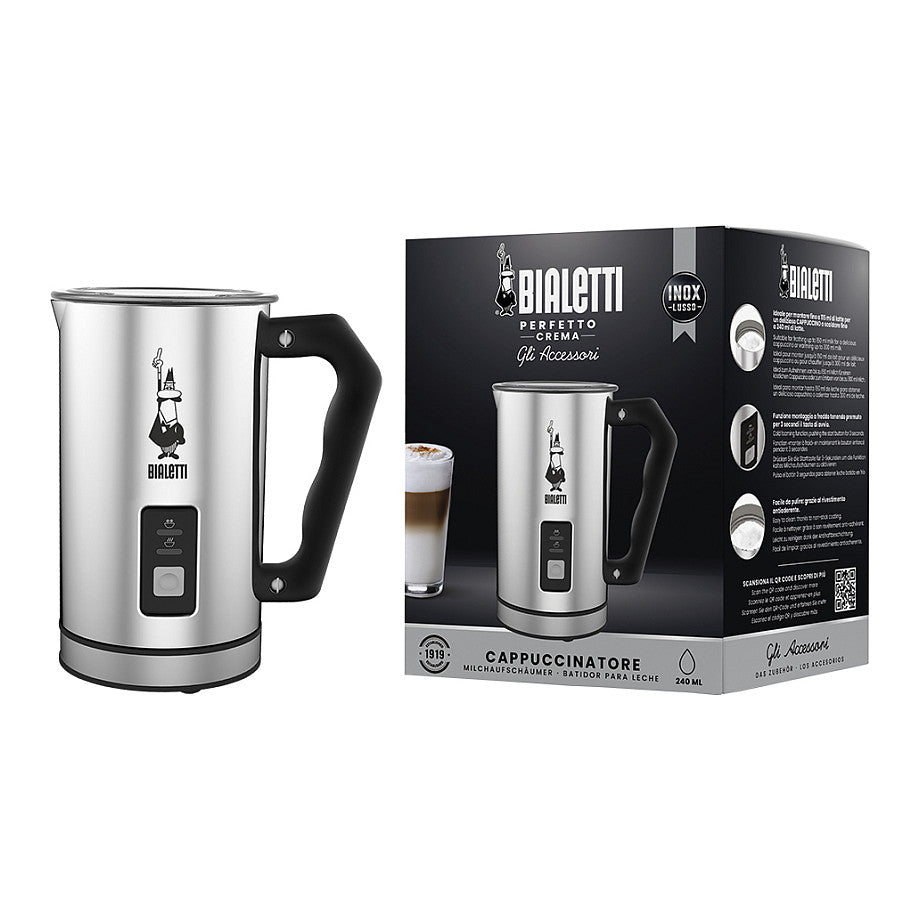 Bialetti MK01 Milchaufschumer Edelstahl