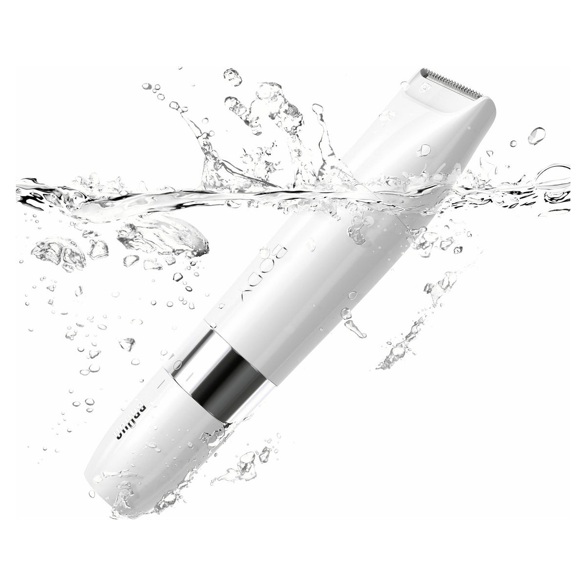 Braun Body BS1000 Mini-Krperhaartrimmer (wei/chrom)