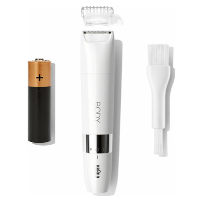 Braun Body BS1000 Mini-Krperhaartrimmer (wei/chrom)