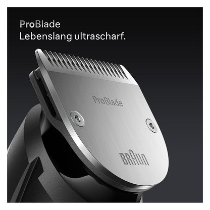 Braun Series 7 Beard Trimmer BT7520 244909 Akku/Netz deep blue metallic 6 Aufsät