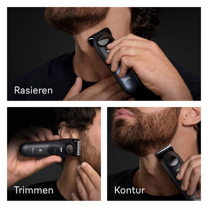Braun Series 7 Beard Trimmer BT7520 244909 Akku/Netz deep blue metallic 6 Aufsät