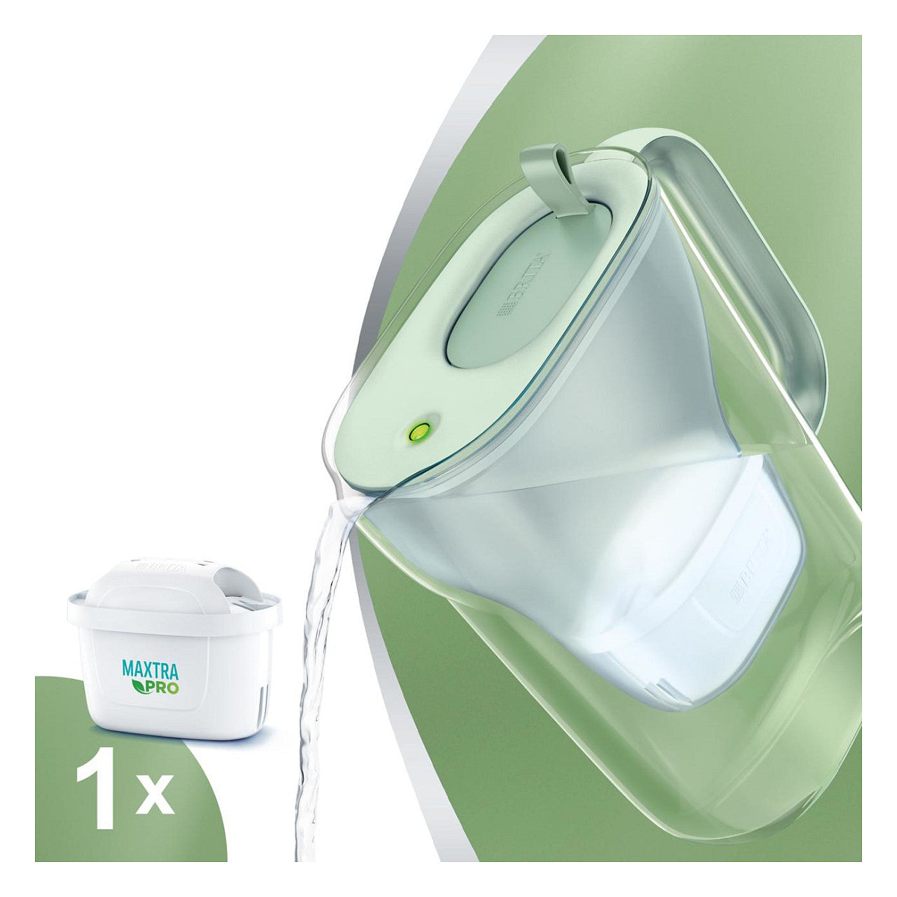 BRITA Tischwasserfilter Style eco *blau* inkl. 1 Filter