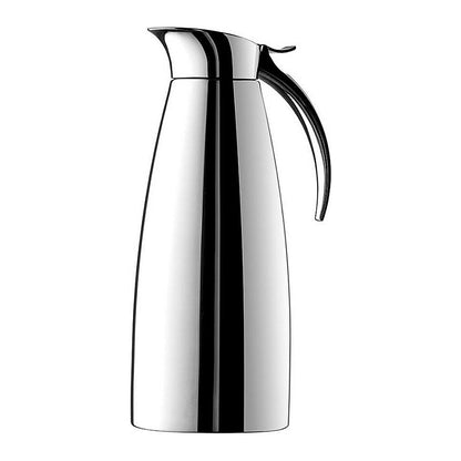 Emsa 502488 Isolierkanne, Edelstahl, 0.6 Liter, Easy Open Verschluss, Eleganza