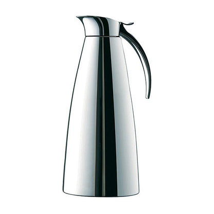 Emsa 502663 Isolierkanne. Edelstahl. 0.3 Liter. Easy Open Verschluss. Eleganza