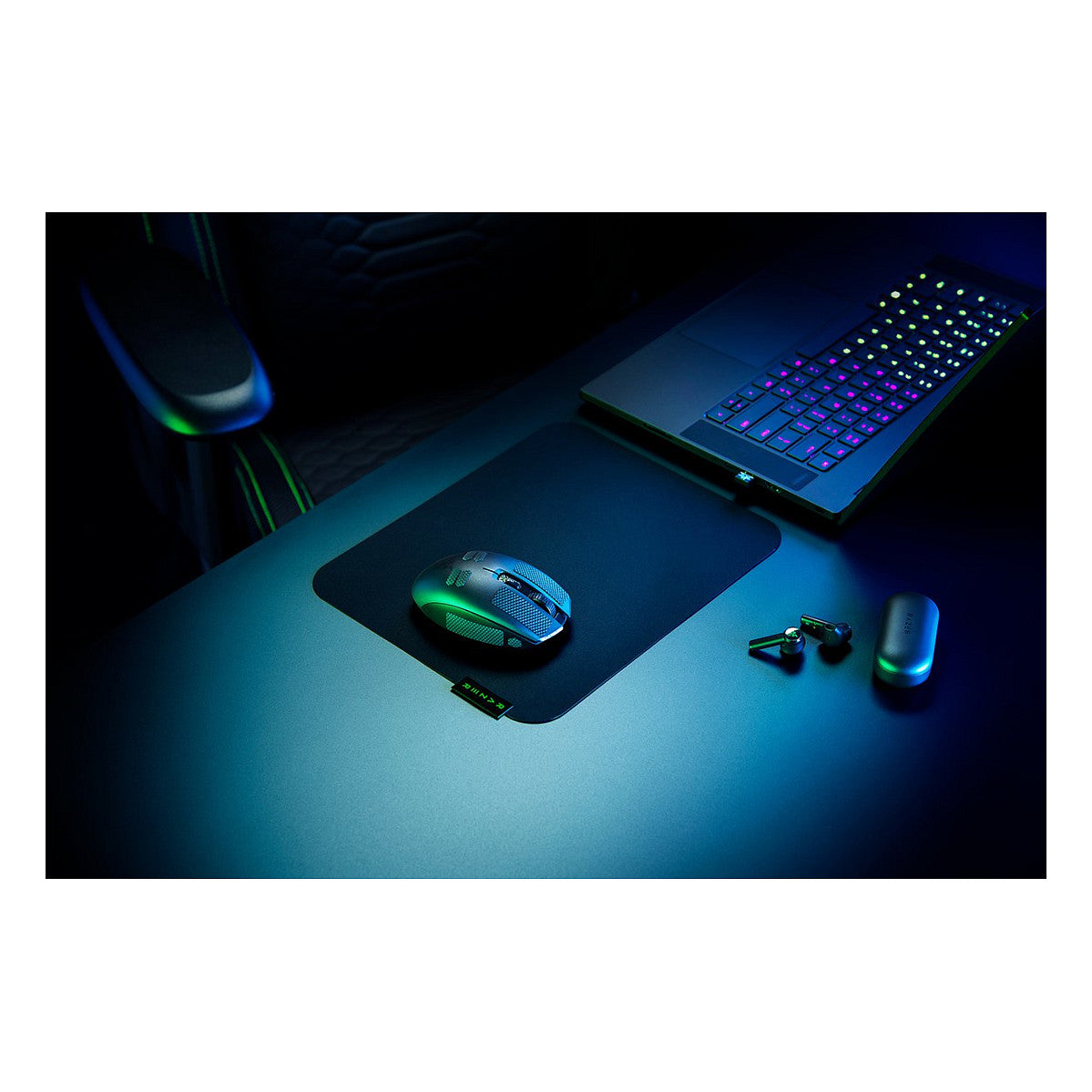 Razer Orochi V2 - rechts - Optisch - RF Wireless - 18000 DPI - Weiß