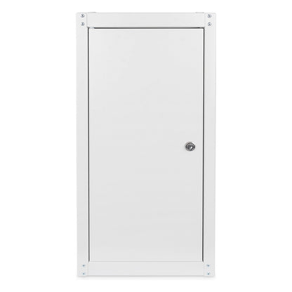 PC Schrank für Computergehäuse Glastür Digitus. inkl. Lüfter und Castorgruppe. Farbe Grau RAL 7035
