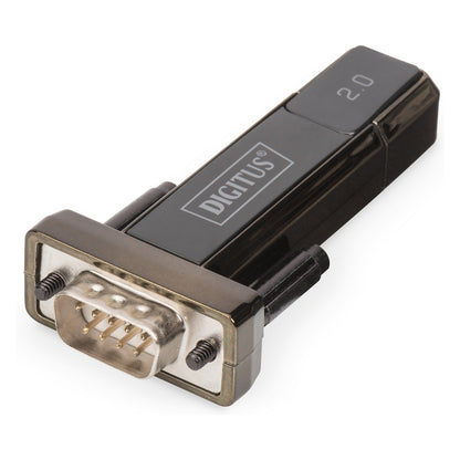 DIGITUS Adapter USB2.0/A -> seriell D-Sub9 St/St + 0.8m Kab retail