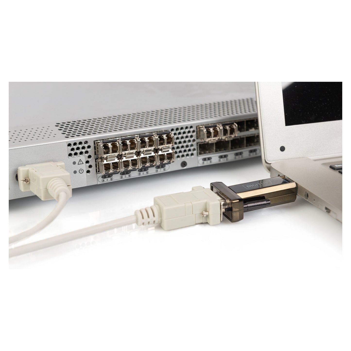 DIGITUS Adapter USB2.0/A -> seriell D-Sub9 St/St + 0.8m Kab retail