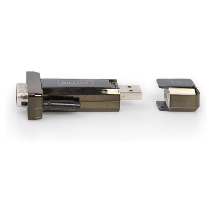 DIGITUS Adapter USB2.0/A -> seriell D-Sub9 St/St + 0.8m Kab retail