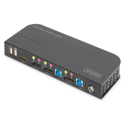 Digitus DS-12850 KVM-Switch 2-Port 4K/60Hz 2x DP > 1x DP/HDMI