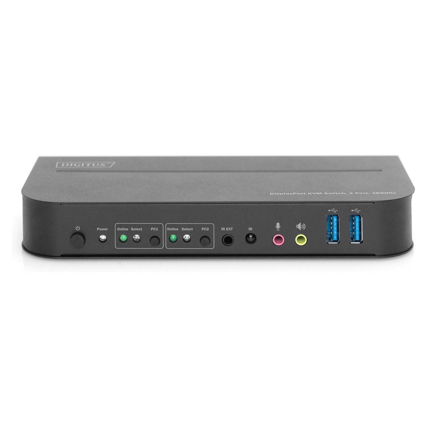 Digitus DS-12850 KVM-Switch 2-Port 4K/60Hz 2x DP > 1x DP/HDMI