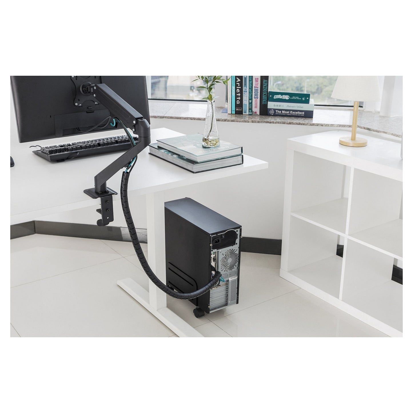 Kabelschlauch schwarz 5m