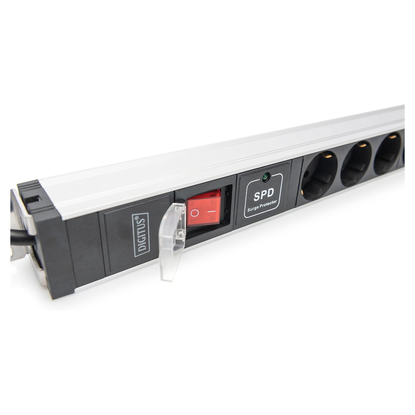 DIGITUS PDU 1HE 12xSchuko 16A Ausgänge 230V/16A schwarz