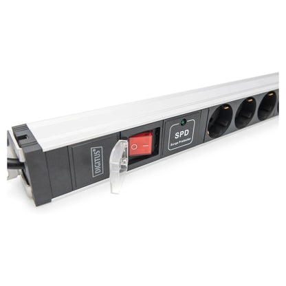 DIGITUS PDU 1HE 12xSchuko 16A Ausgänge 230V/16A schwarz